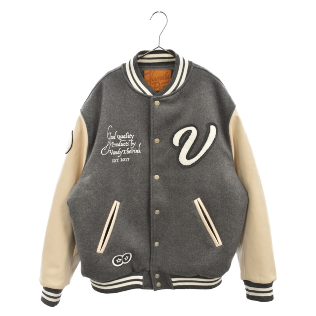 VANDY THE PINK バンディーザピンク Varsity Jacket Rafflesia ラフレシア スタジアムジャケット スタジャン メンズのジャケット/アウター(フライトジャケット)の商品写真