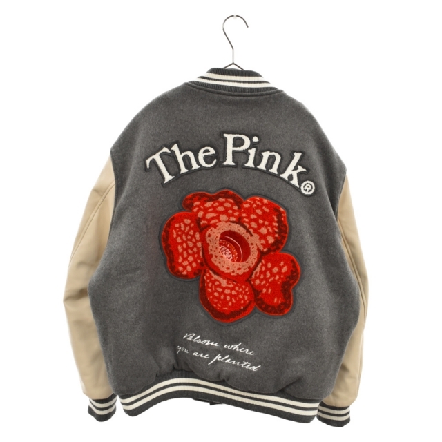 VANDY THE PINK バンディーザピンク Varsity Jacket Rafflesia ラフレシア スタジアムジャケット スタジャン メンズのジャケット/アウター(フライトジャケット)の商品写真