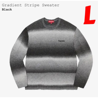 Supreme - Supreme Gradient Stripe Sweater Black Lの通販｜ラクマ
