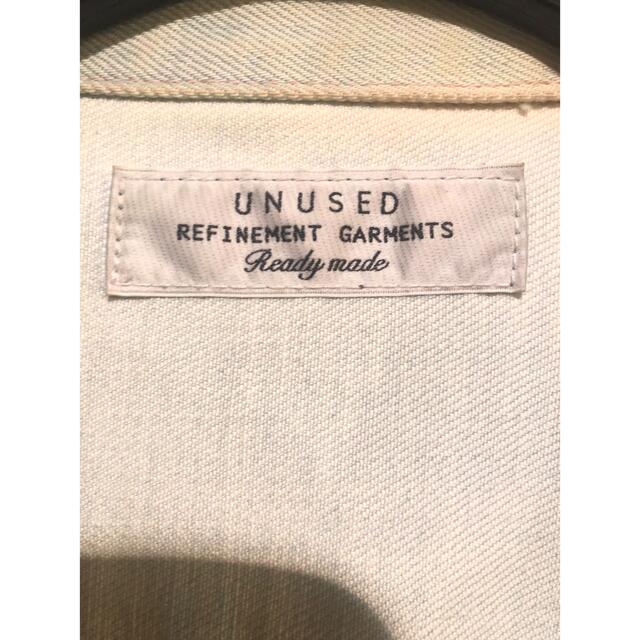 UNUSED(アンユーズド)のunused デニム ジャケット メンズのジャケット/アウター(Gジャン/デニムジャケット)の商品写真