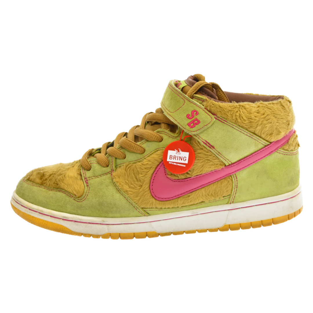 NIKE ナイキ DUNK MID PREMIUM SB 314381-761 メディコム トイ ダンク ミッド プレミアム SB ライトアンバー ウォーターメロン ミッドカットスニーカー US10