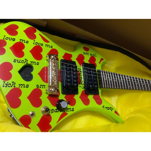 Fernandes(フェルナンデス)のhide グリーンハートjr 美品　 楽器のギター(エレキギター)の商品写真