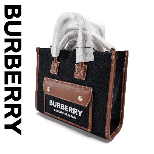 BURBERRY - 新品 レディース BURBERRY キャンバス&レザー ミ二