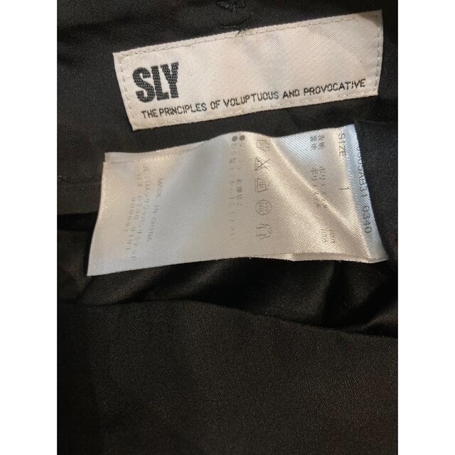 SLY(スライ)のSLYキュロット黒腰リボン紐付き レディースのパンツ(キュロット)の商品写真