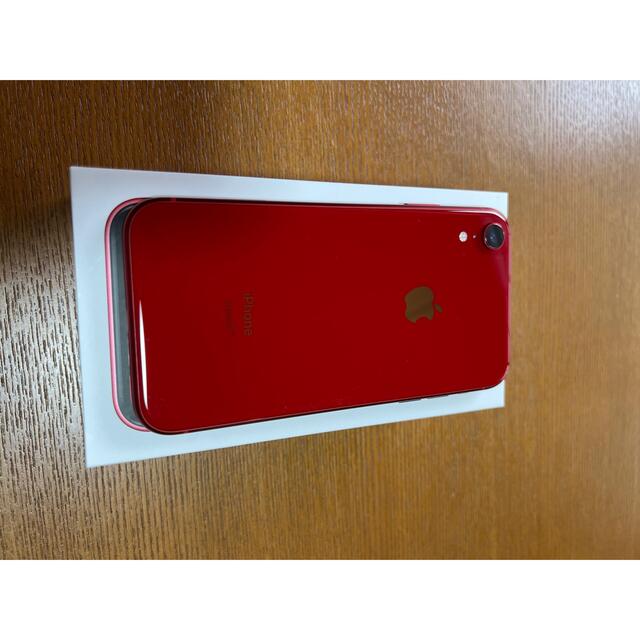 Apple(アップル)のiPhone XR red 128G  スマホ/家電/カメラのスマートフォン/携帯電話(スマートフォン本体)の商品写真