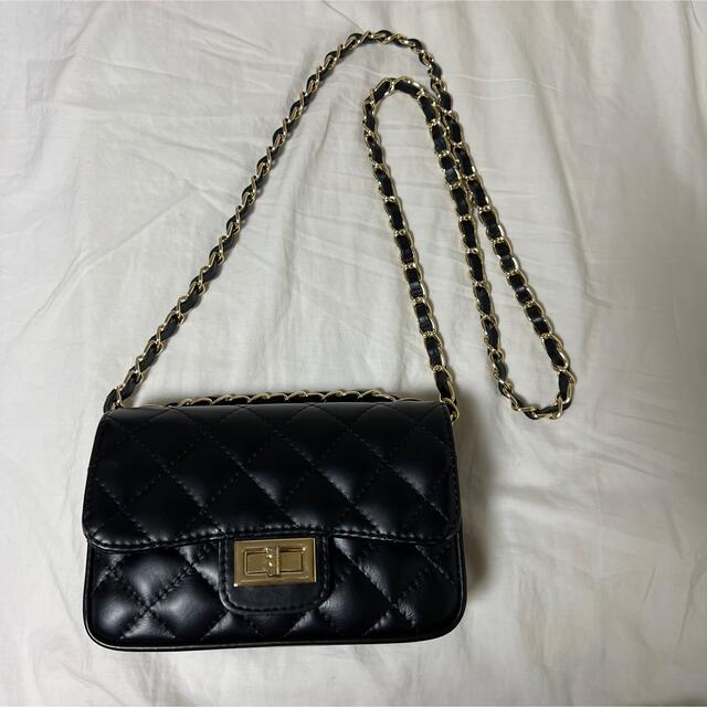 DEUXIEME CLASSE(ドゥーズィエムクラス)のAULENTTI チェーンバック Black レディースのバッグ(ショルダーバッグ)の商品写真