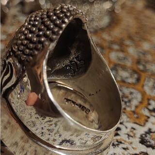 vintage  ヴィンテージ 大仏 仏像 仏陀 リング指輪 silver925