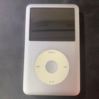 iPod - iPod classic 120GB シルバー ケース、ケーブル付きの通販 by