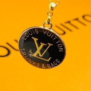 LOUIS VUITTON - 【ルイヴィトン】モノグラムネックレス　純銀製の金18Kコーティングチェーン