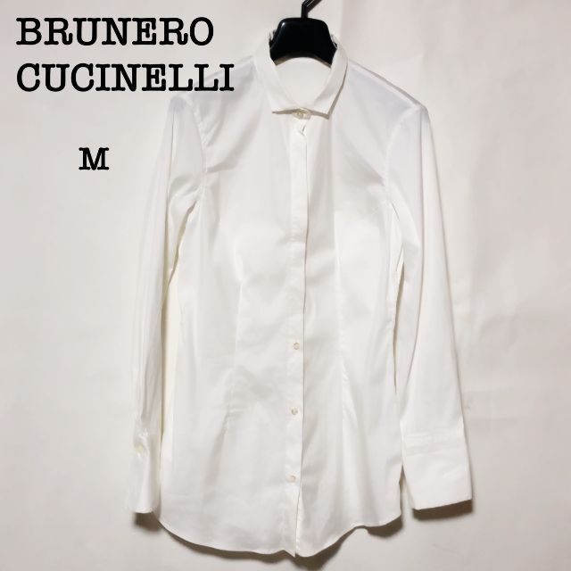 ブルネロクチネリ モニーレ装飾 シャツ M/Brunello Cucinelli 限定価格