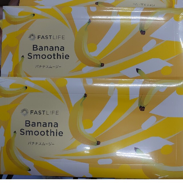 ダイエットサポートに　ファストライフ　バナナスムージー　２箱６０包セット コスメ/美容のダイエット(ダイエット食品)の商品写真