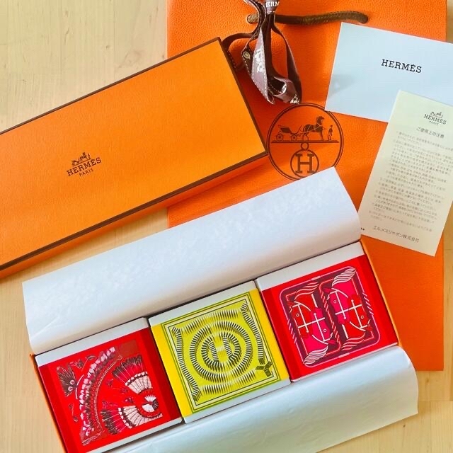 【新品•未使用】☆箱入り☆HERMES エルメス パルファムソープ 3個セット