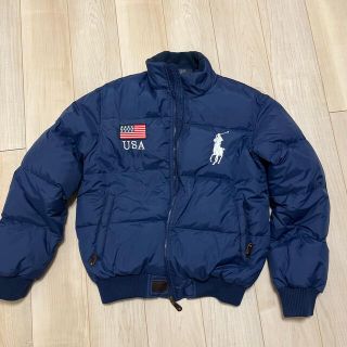 ポロラルフローレン(POLO RALPH LAUREN)の【入手困難】ポロラルフローレン☆刺繍ロゴ ナンバリング　ダウンジャケット　希少(ジャケット/上着)