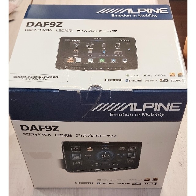 SEAL限定商品】 アルパイン ディスプレイオーディオ DAF9Z 新品の通販 ...