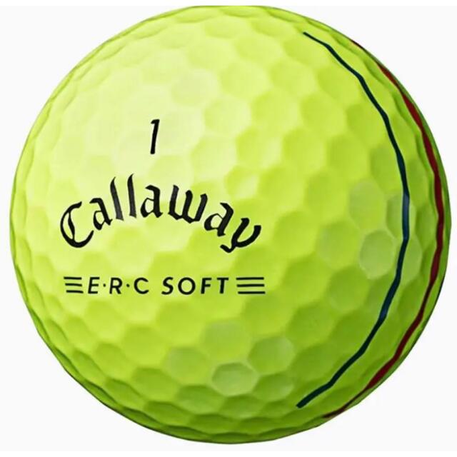 Callaway(キャロウェイ)のSOFT TRIPLE TRACK イエロー2ダース チケットのスポーツ(ゴルフ)の商品写真