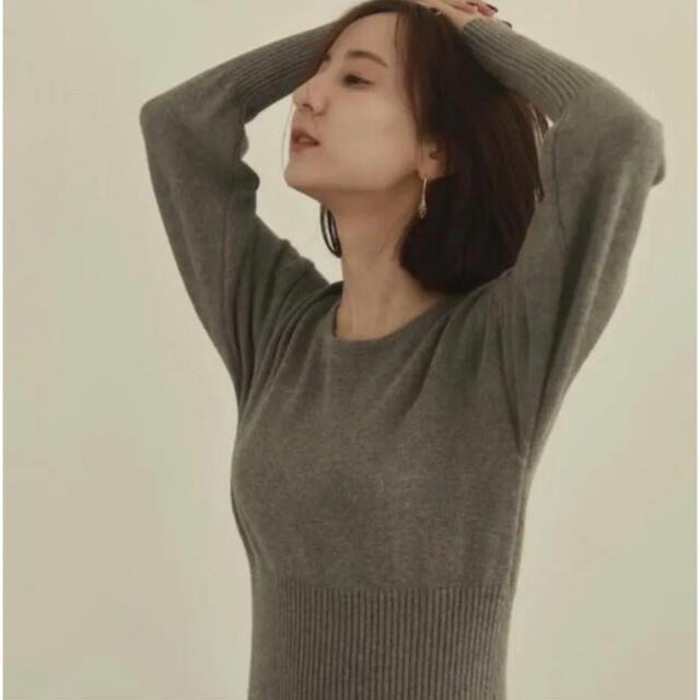 TODAYFUL(トゥデイフル)のlouren shoulder cut knit onepiece レディースのワンピース(ロングワンピース/マキシワンピース)の商品写真