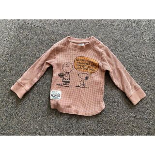 ピーナッツ(PEANUTS)の【SNOOPY】ワッフルカットソー90(Tシャツ/カットソー)