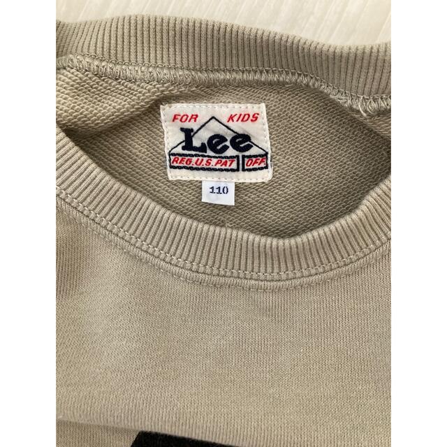 Lee(リー)の110cm Leeトレーナー キッズ/ベビー/マタニティのキッズ服男の子用(90cm~)(Tシャツ/カットソー)の商品写真