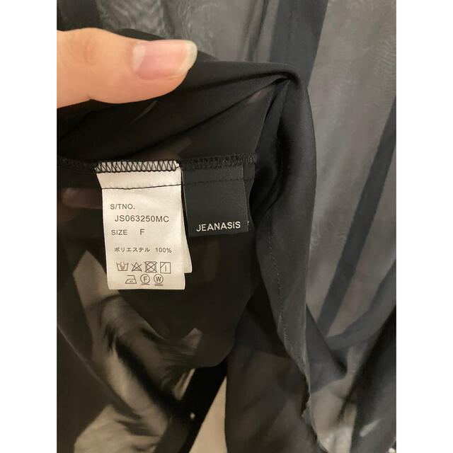 JEANASIS(ジーナシス)のシースルーシャツ レディースのトップス(シャツ/ブラウス(長袖/七分))の商品写真