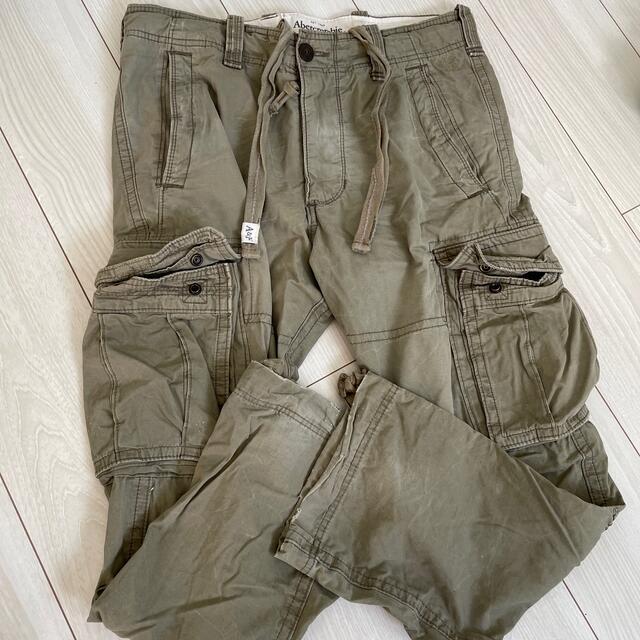 Abercrombie&Fitch - アバクロ ワークパンツ カーキ メンズ Abercrombie&Fitch - アバクロ ワークパンツ カーキ メンズ
