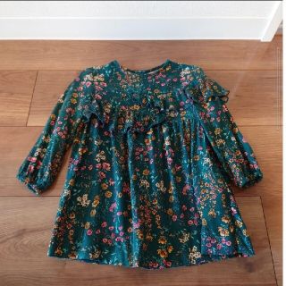 ザラキッズ(ZARA KIDS)のザラベビー　トップス　ZARA 花柄　ブラウス(ブラウス)