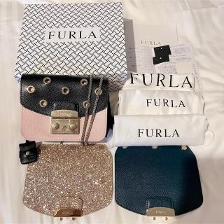 フルラ(Furla)のFURLAメトロポリス3wayカスタマイズフラップ付きチェーンショルダーバッグ(ショルダーバッグ)