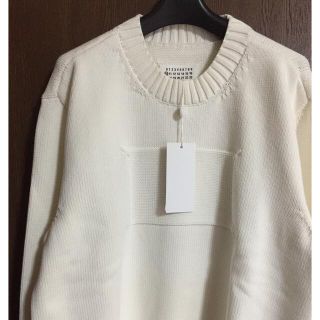 マルタンマルジェラ(Maison Martin Margiela)のM新品 メゾン マルジェラ Memory of ニット セーター アイボリー(ニット/セーター)