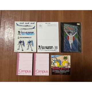 コクヨ(コクヨ)のCampus　ミニサイズノート　メモ　ガンダム.グリコポストカード　(ノベルティグッズ)