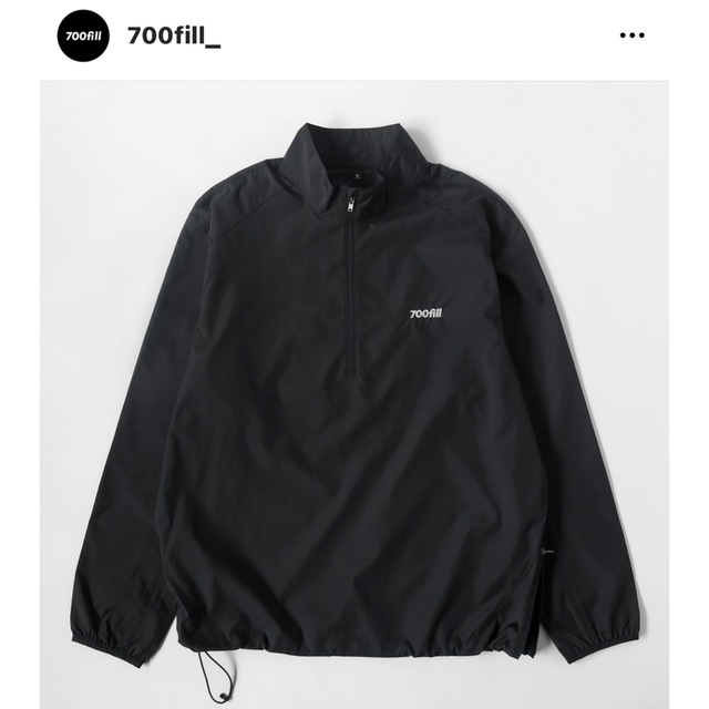 700FILL Earth Logo Half Zip Pullover 2XL