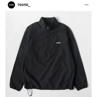 ワンエルディーケーセレクト(1LDK SELECT)の700FILL Half Zip Pullover Jacket 黒 2XL(ナイロンジャケット)