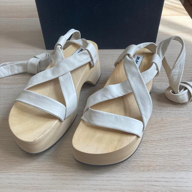 JS33202AsoleJIL SANDER ジルサンダー レースアップサンダル