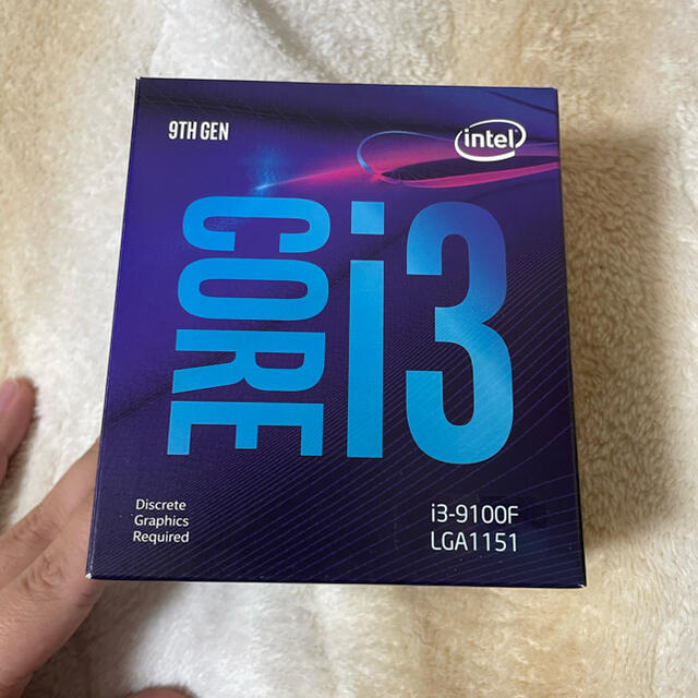 スマホ/家電/カメラINTEL インテル Core i3-9100F CPU 4コア