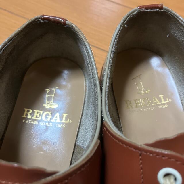 REGAL(リーガル)のREGAL サドルシューズ　グレー　ブラウン　レディース　革靴 レディースの靴/シューズ(ローファー/革靴)の商品写真