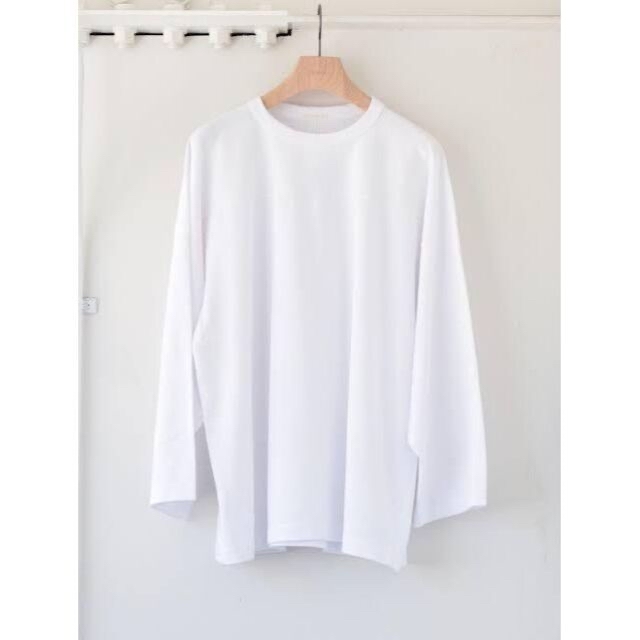 未使用 comoli 22AW フットボールT ホワイト 3 【希望者のみラッピング