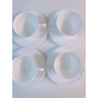 ノリタケ(Noritake)のNoritake  ノリタケ　カップ&ソーサー 4脚セット(グラス/カップ)