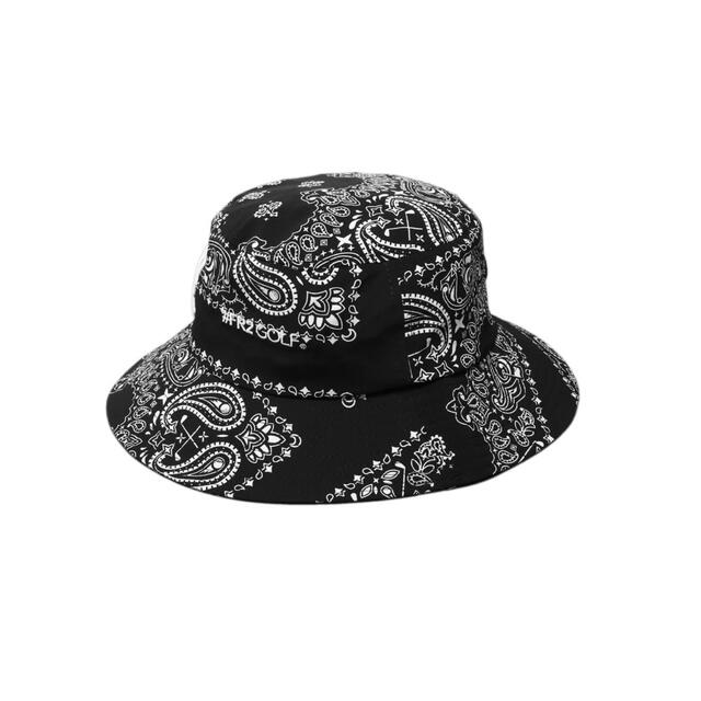 FR2GOLF Embroidery Logo Paisley Hat バケハ