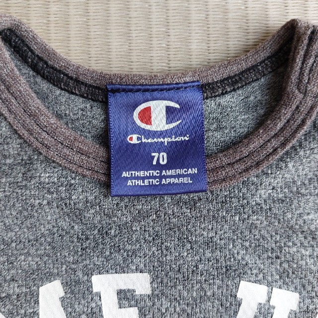 Champion(チャンピオン)のChampion ロンパース 70 キッズ/ベビー/マタニティのベビー服(~85cm)(カバーオール)の商品写真