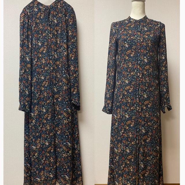 ◇maison tina様専用◇sezane◉花柄ロングワンピース◉size42 レディースのワンピース(ロングワンピース/マキシワンピース)の商品写真