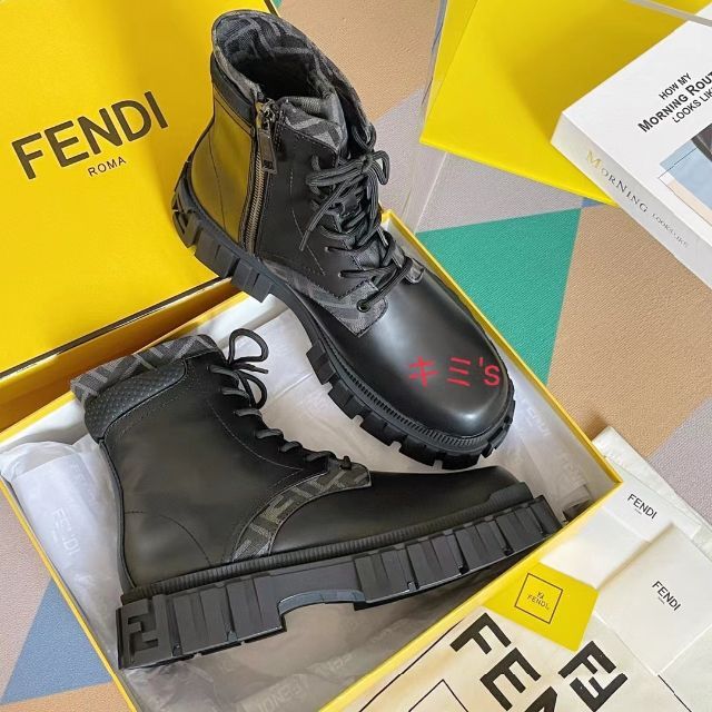 Fendi Force Black フェンディ ショートブーツ - 靴/シューズ