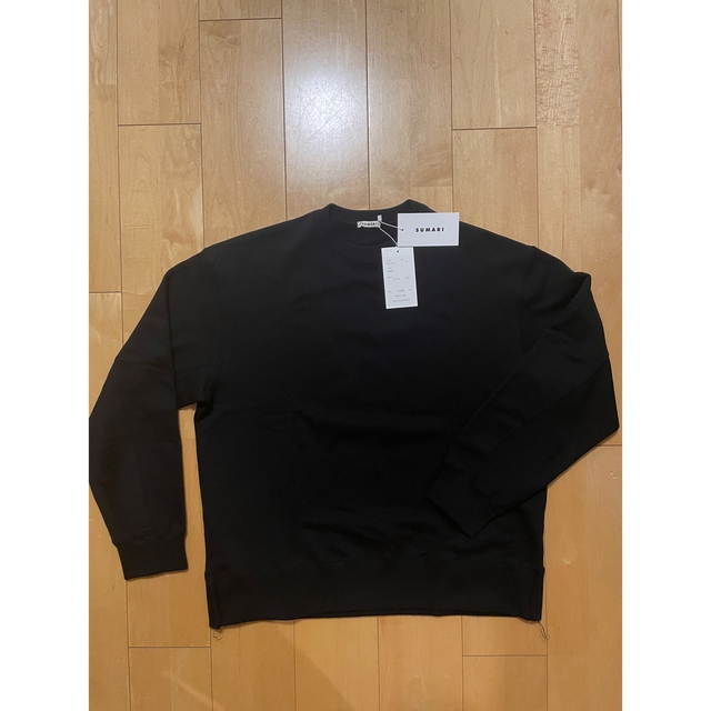 新品未使用　SUMARI  Crew Neck Sweat P/O-BLACK