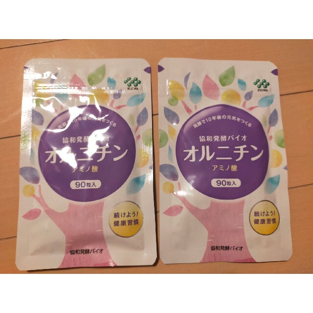 共和発酵バイオ オルニチン アミノ酸 90粒 ×2袋 食品/飲料/酒の健康食品(アミノ酸)の商品写真