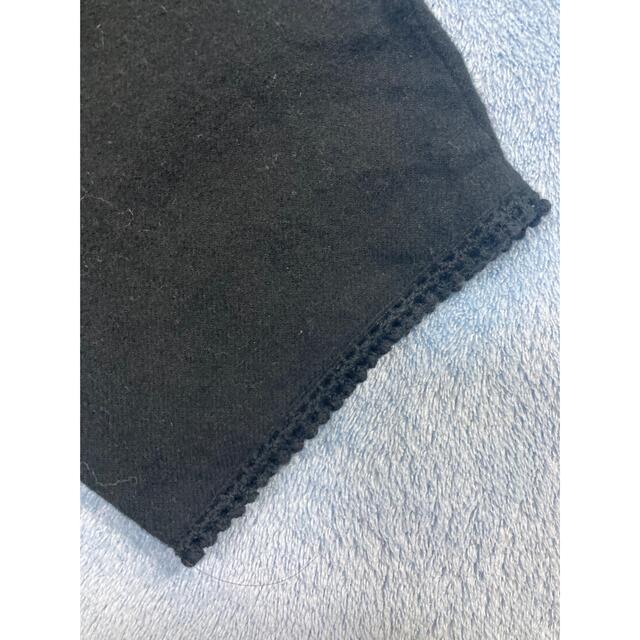 SM2(サマンサモスモス)のブラック　衿レースブラウス レディースのトップス(シャツ/ブラウス(長袖/七分))の商品写真