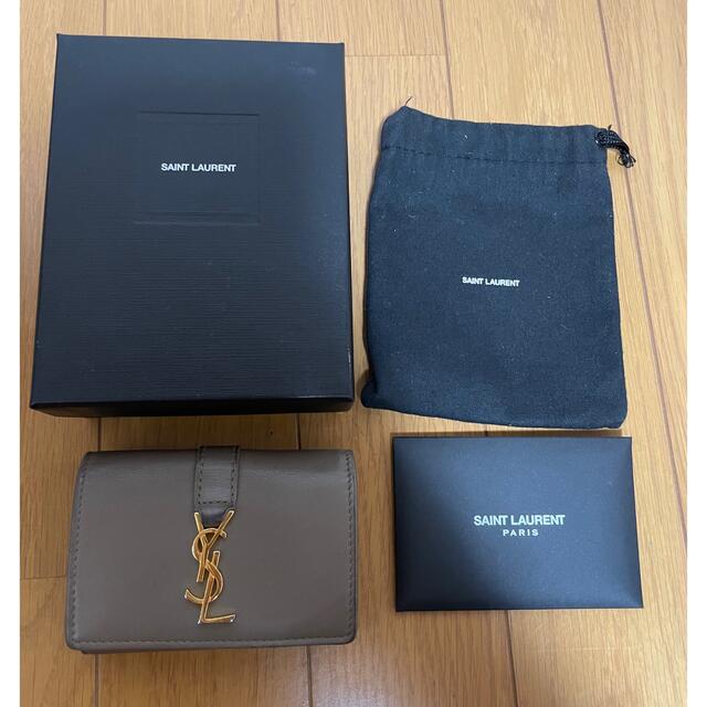 財布Saint Laurent三つ折り財布