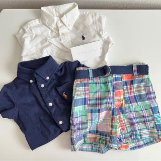 ポロラルフローレン(POLO RALPH LAUREN)のSALE❣️ラルフローレン ベビー 12M 80cmセット(ロンパース)