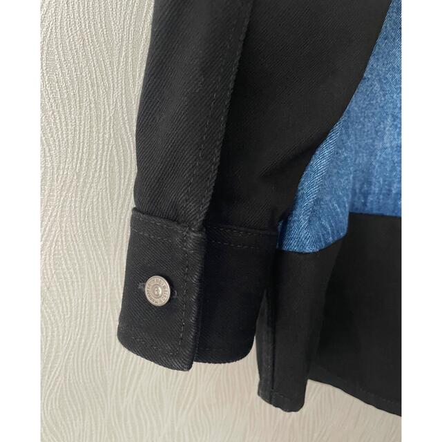 MM6(エムエムシックス)の【新品】MM6 MaisonMargiela オーバーサイズ デニムシャツ レディースのジャケット/アウター(Gジャン/デニムジャケット)の商品写真