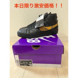 シュプリーム(Supreme)のSupreme Nike SB Blazer Mid Black 27.0cm(スニーカー)