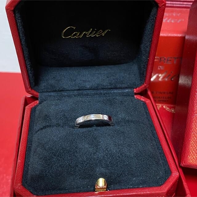 Cartier(カルティエ)の最終❣️ カルティエ　ラニエール　2Pダイヤモンド　リング　WG750  50 レディースのアクセサリー(リング(指輪))の商品写真