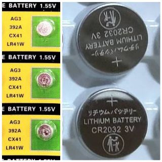 アルカリAG3ボタン電池✕３個＋リチウムCR2032コイン電池✕２個(その他)