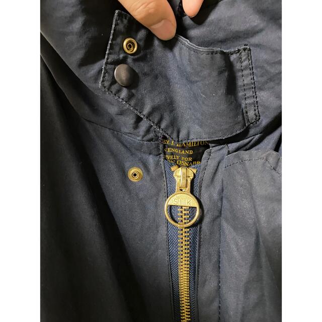 Barbour(バーブァー)のHAMILTON オイルドジャケット England製 ネイビー XL メンズのジャケット/アウター(ブルゾン)の商品写真