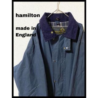 バーブァー(Barbour)のHAMILTON オイルドジャケット England製 ネイビー XL(ブルゾン)